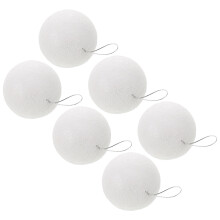 30Pcs White Foam Balls for DIY Xmas Tree Holiday Party Decorations