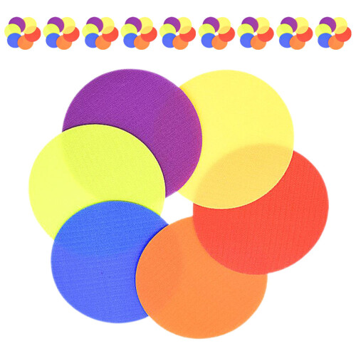 300Pcs Colorful Carpet Marker Decals for Spatial Learning and Decor