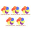 300Pcs Colorful Carpet Marker Decals for Spatial Learning and Decor 7