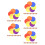 300Pcs Colorful Carpet Marker Decals for Spatial Learning and Decor 4