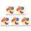 300Pcs Colorful Carpet Marker Decals for Spatial Learning and Decor 8