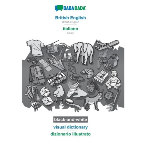 BABADADA blackandwhite British English italiano visual dictionary dizi
