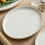 Ceramic Dinnerware Set Oval Serving Plate 10.3in Microwave Dishwasher Safe Scratch Resistant 4
