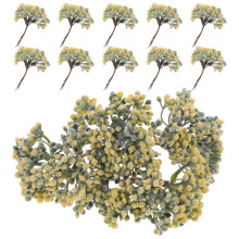 150Pcs Artificial Christmas Berry Sprays Multicolor Soft PVC Branches