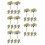 150Pcs Artificial Christmas Berry Sprays Multicolor Soft PVC Branches 5
