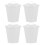 16Pcs Mini Cylindrical Iron Garbage Can Space-Saving Desk Wastebasket 3