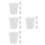 16Pcs Mini Cylindrical Iron Garbage Can Space-Saving Desk Wastebasket 10