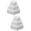 6 Hexagon Tortenformen Sechseck Dekorationshilfe 9