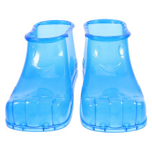 3Paires Chaussures Bain De Pieds PVC Bleues Confort Pour Usage