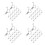 80Pcs Silver Metal Cage Spring Hooks Durable Pet Latches for Home Use 7