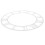 5Pcs Elegant Silver Acrylic Roman Numerals Wall Clock Sticker Set 2