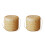 2Pcs Handwoven Bamboo Knit Storage Basket Khaki Multipurpose 8