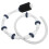 1Set Flexible Pool Cleaner Connect Hose White Rubber Sponge Hose 8