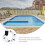 1Set Flexible Pool Cleaner Connect Hose White Rubber Sponge Hose 4