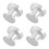 4Pcs Silver Low Profile Aluminum Record Clamp for Turntable Stability 5