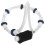 1Set Flexible Pool Cleaner Connect Hose White Rubber Sponge Hose 6