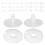 100Pcs White Plastic DIY Doll Joints for Movable Plush Bear Skeletons 1