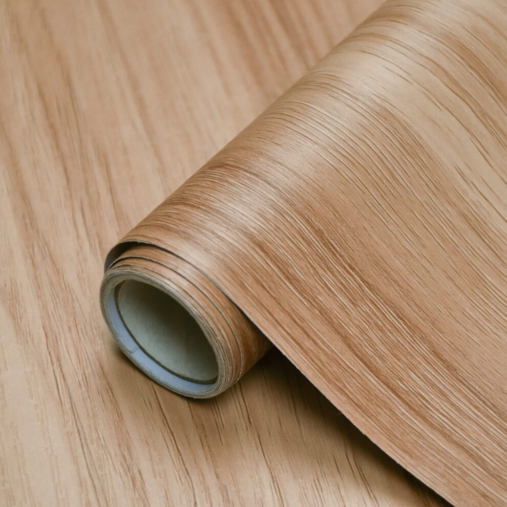 Wood Contact Paper Peel And Stick Wallpaper Waterproof Removable Vinyl For Cabinets And Drawers 15.7X276in 9771547218418