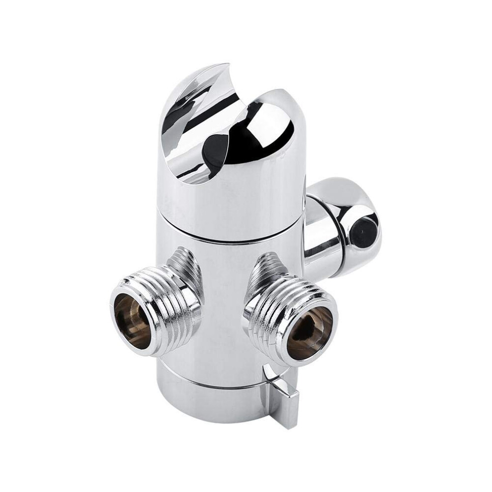 3 Way Shower Head Diverter Valve With Adjustable Handheld Holder, Universal Arm Mount 9169991240435