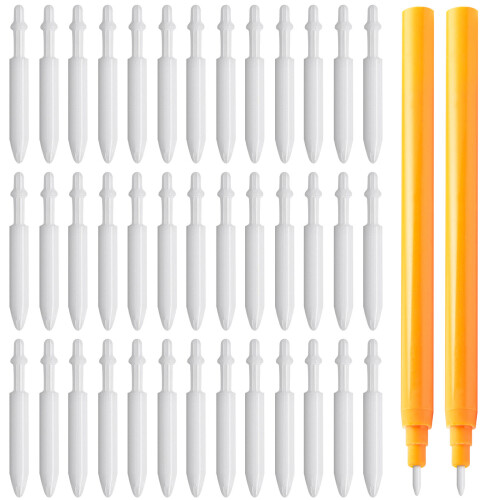 200Pcs White Nylon Marker Nibs Replacement for Paint Pens Durable Tips