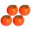 20 pcs mini simulation persimmon foam decorative fruit props 2