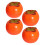 20 pcs mini simulation persimmon foam decorative fruit props 3