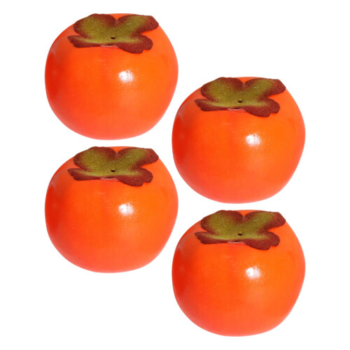 20 pcs mini simulation persimmon foam decorative fruit props 2