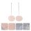 4 Pairs Comfortable Non Visible Underarm Sweat Pads 9