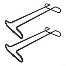 Wall Mounted Stainless Steel Wine Glass Rack Holds 5 Glasses Space Saving Bar Kitchen Storage Black