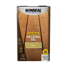 Ronseal - Quick Drying Decking Oil 5L - Natural