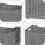 Rolling Storage Basket with Wheels, Foldable Laundry Bin for Small Spaces, Durable Gray Organizer 5