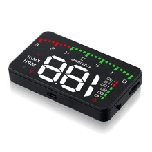 A900 OBD HUD Display Car Overspeed Warning Windshield Projector Water Temperature Voltage Tachometer RPM MPH