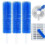 3 Pcs Cobweb Duster Bendable Fan Duster Plastic Dust Cleaner Microfiber  Ceiling Brush Reusable Dirt Remover for Fan 2