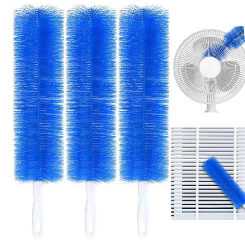3 Pcs Cobweb Duster Bendable Fan Duster Plastic Dust Cleaner Microfiber  Ceiling Brush Reusable Dirt Remover for Fan 1