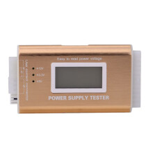 Digital LCD PC Power Supply Tester 20/24 Pin 4 PSU for ATX BTX ITX  HDD Wear and Corrosion Resistant