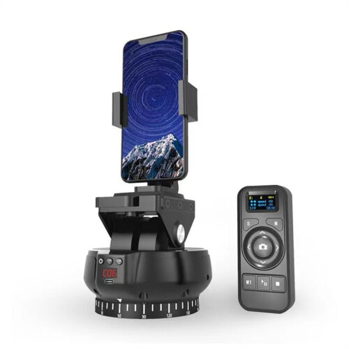 Ap-YT-1200 Auto Motorized Rotating Panoramic Remote Control Pan Tilt Video Tripod Stabilizer for Smartphone 2