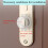 2-Pack Deadbolt Barnsäkerhetslåsskydd, Barnsäkert Dörrknoppsskydd, Dörrsäkerhetsdeadboltlås Transparent 3