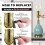 Brass Lamp  Knob,Turn /Off Light  Knob Replacement,Standard Size Twist  Knobs 4pcs 3