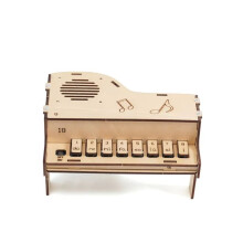 DIY-Modell Eines Elektronischen Klaviers Aus Holz, Wissenschaftsspielzeug für Teenager, Zusammengebautes Panotron-Experimentiermaterial, Kits für