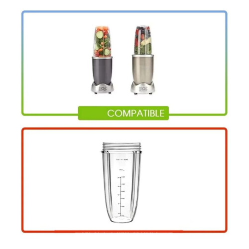 Replacement Parts Cups,Compatible with  Blender 600W and 900W (1 32oz Cup) 2