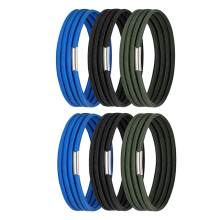 6pcs Rubber Bands , Gallon Trash Cans, Trash Can Bands for Large Bags, Kitchen Garbage Bag Straps, Elastic Bands