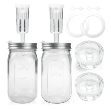 2 Pack 32 Oz Mason Jar Fermentation Kit, Fermentation Jars, Fermentation Lids, Fermenting Weights and Airlocks