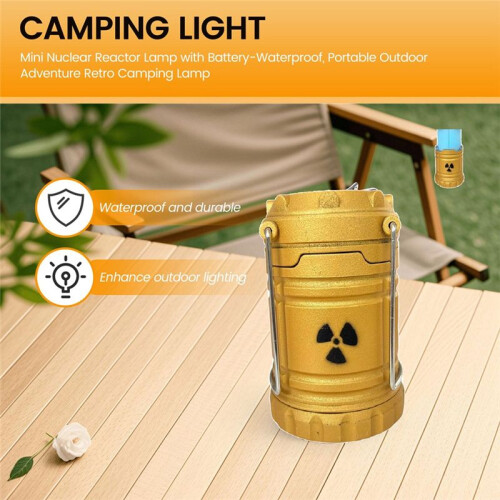 Simulation Nuclear Reactor Lantern Gift Handheld Camping Light Halloween Gift Night Lamp Home Decor Ornament 1