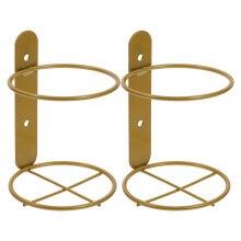 2 Pcs Wall Mounted Wine Rack Metal Single Bottle Holder SpaceSaving Elegant Display for Kitchen Bar