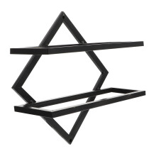 Wall Mounted Wine Rack Metal Wine Bottle Holder Space Saving Storage for Kitchen and Home Bar