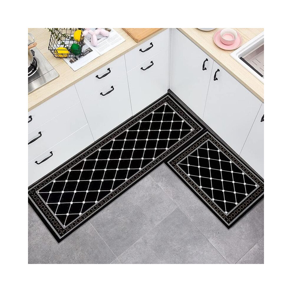 (A) Washable Rug Sets Kitchen Mats And Rugs Washable Hallway Runner Set, Dining Room, Entryway And Door 5063881299951