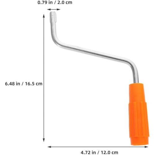 Universal Replacement Pasta Maker Handle Crank 6.5 Inch for Manual Noodle Machine Durable Grip 2