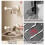 2pcs Suction Cup Clothes Hanger Storage Organizer Home Balcony Multi-Functional Wall-Mounted Hanger Gray 5