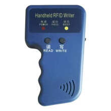 125KHz Kaartlezer/Schrijver voor ID HID en AWID Handheld RFID-Kopieerapparaat met 3 T5577-Sleutelhangers