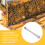 4 Pcs Stainless Steel Pry Bar Scraper Set, Dual Function Rust Resistant Flat Pry Tool for DIY and Beekeeping 4